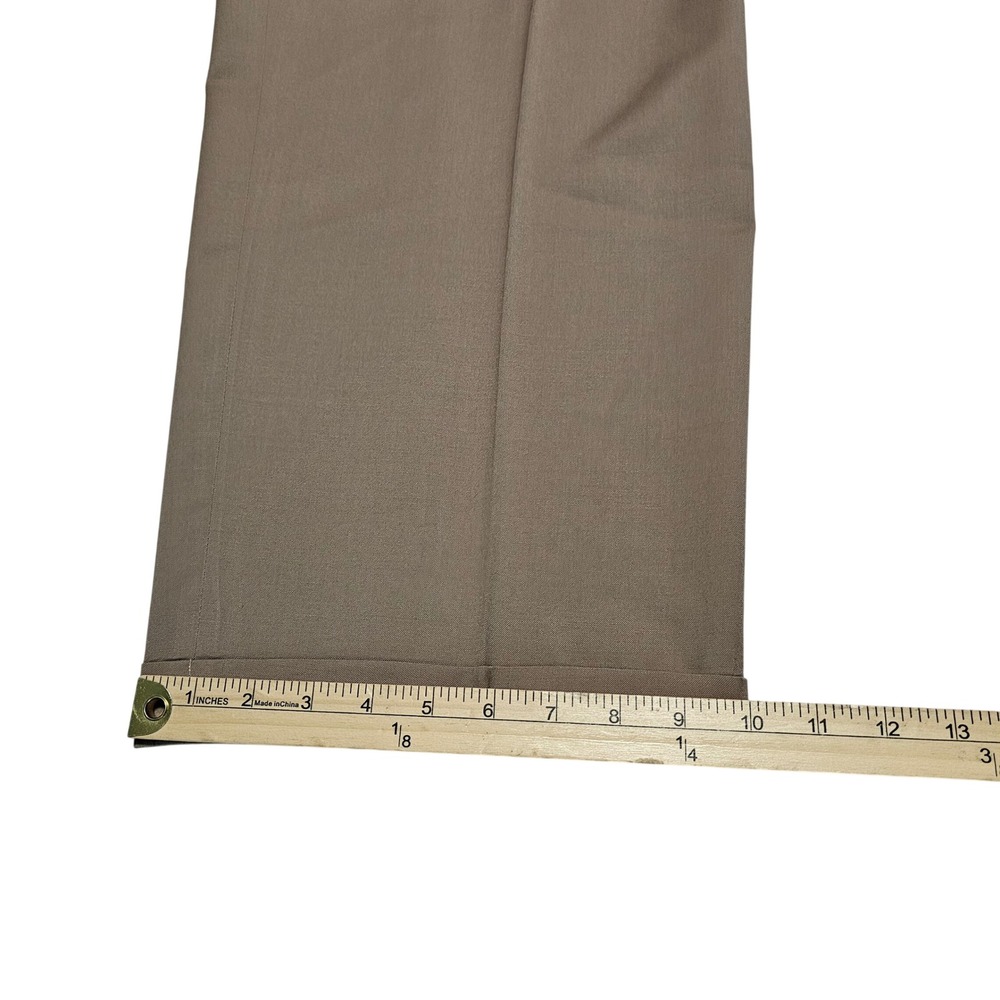 Metropolitan View Bloomingdales Mens 38x27 Wool Pleated Cuffed Dress Pants Italy - Picture 11 of 12